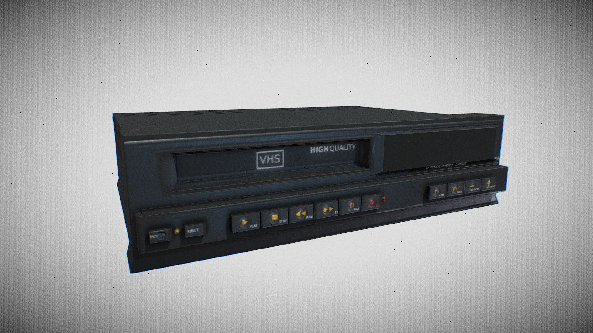 VHS Player 3d model