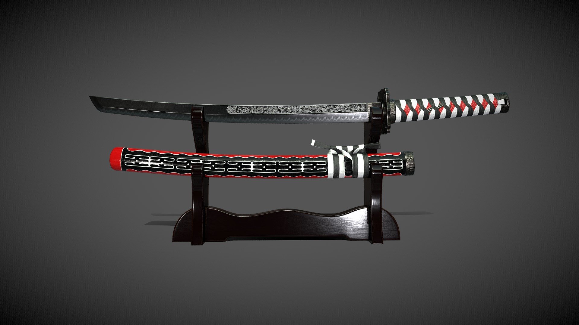 Wakizashi 02 3d model