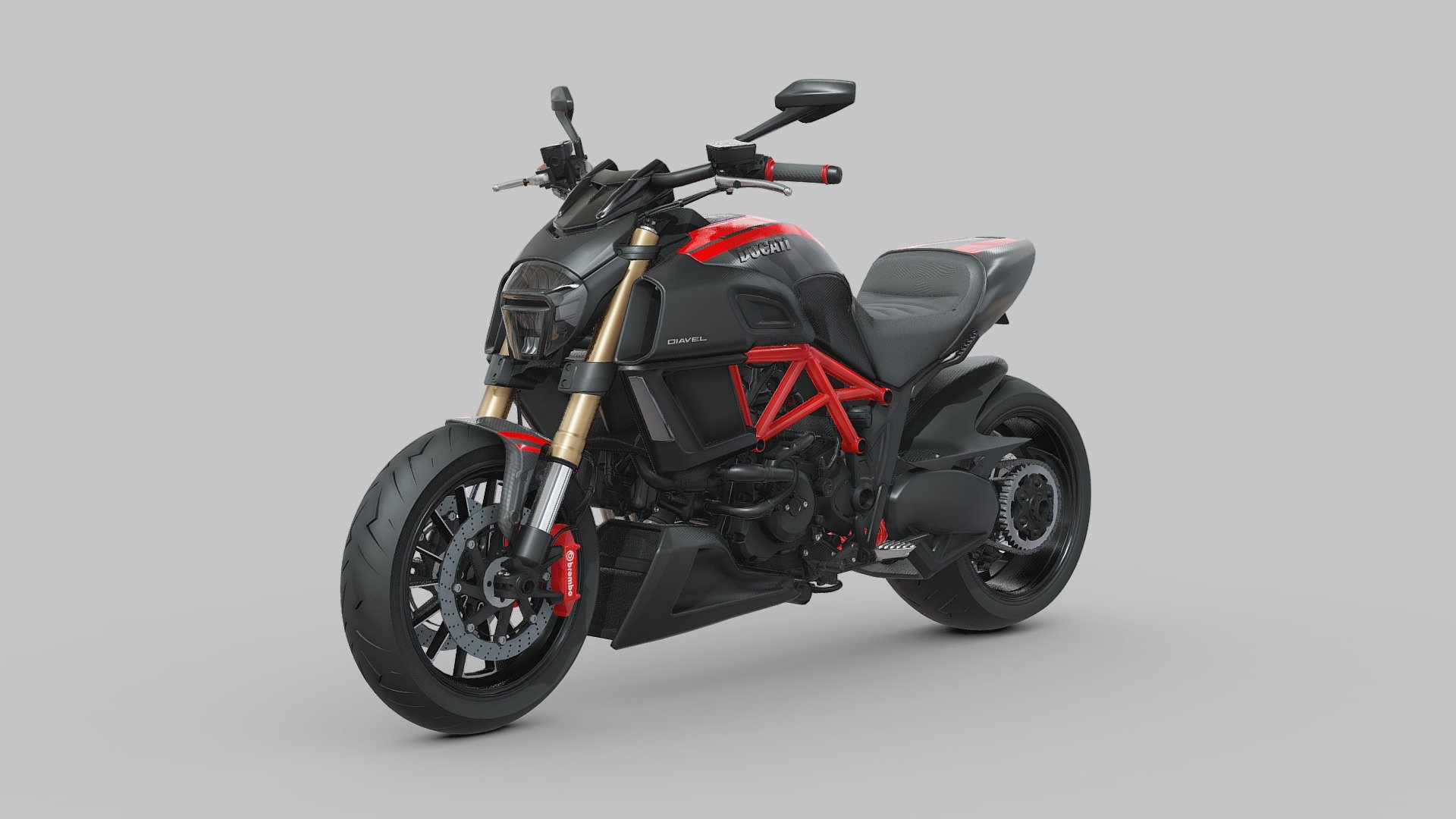 Ducati Diavel 3d model