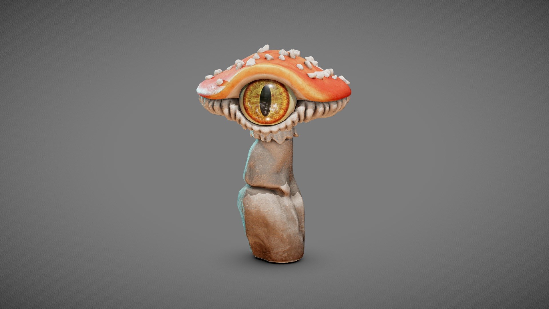 Mushroom Monster 3d model