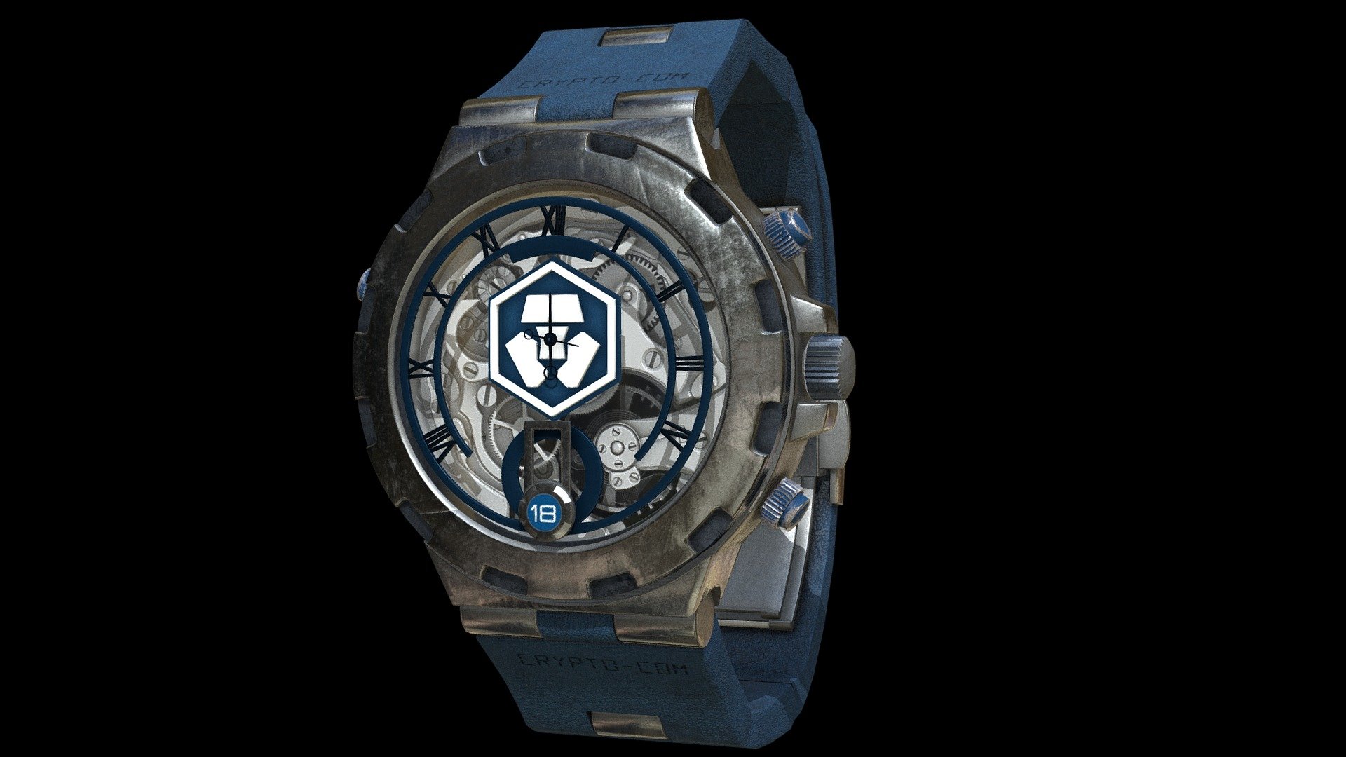 Cronos Coin Watch 3d model