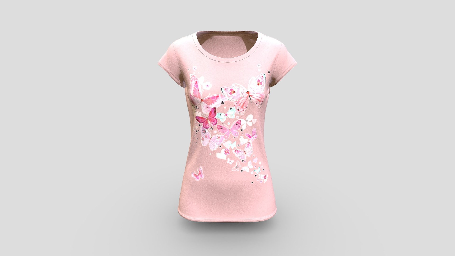 Women Tops Design 3d model