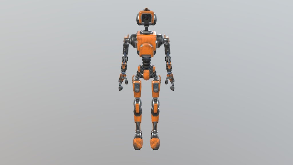 Worker robot 3d model