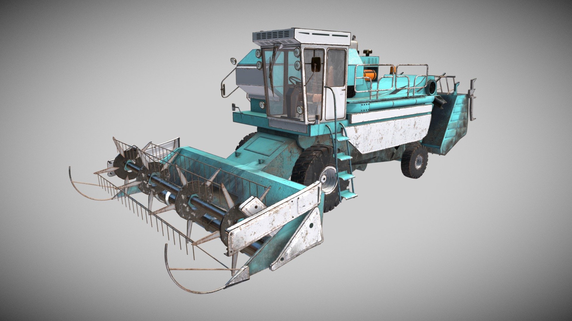 Harvester 3d model