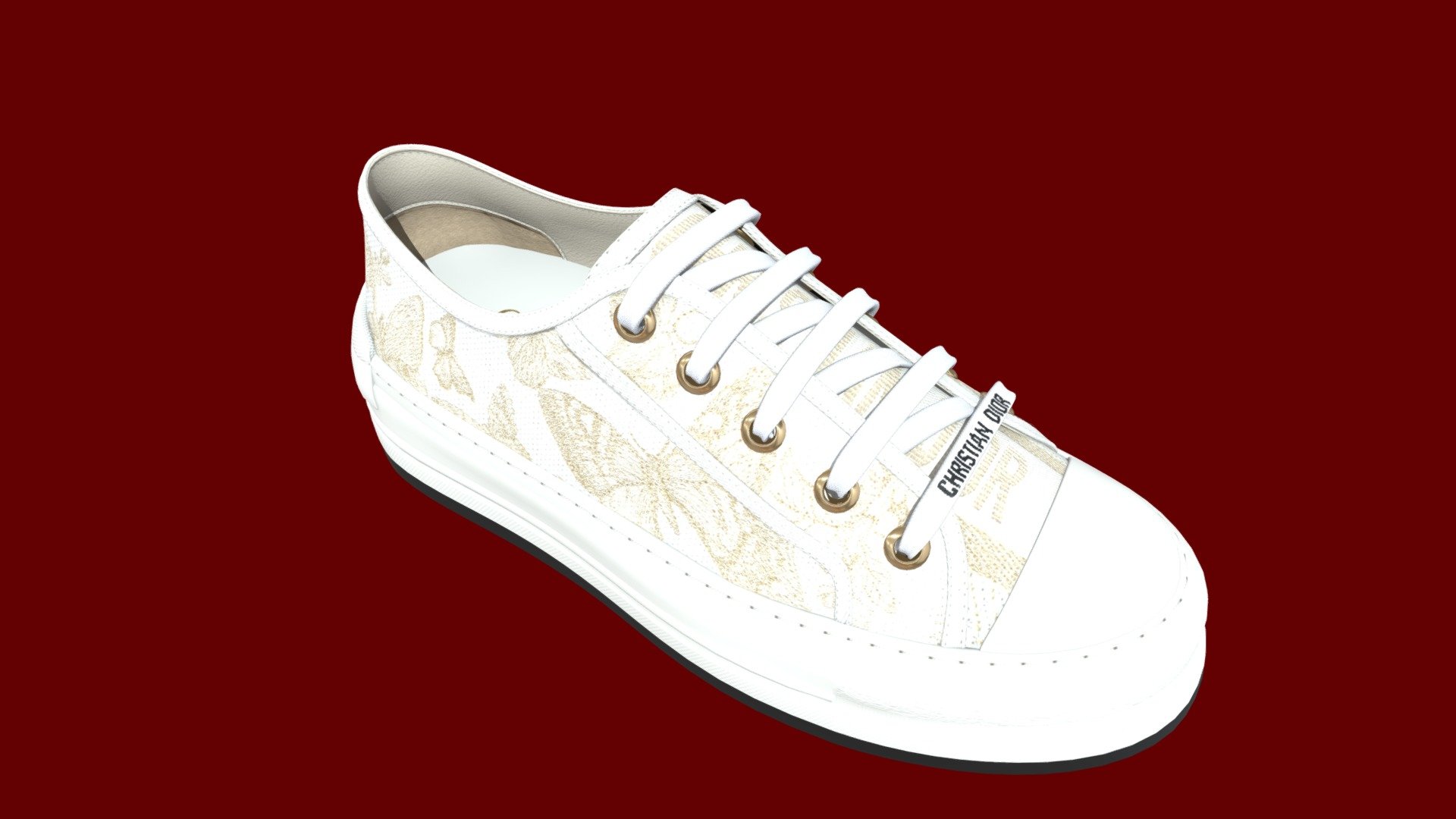 Sneaker de plataforma WalknDior 3d model