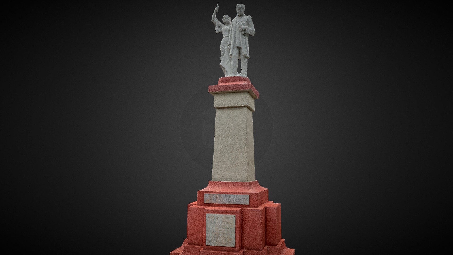 Rizal Monument 3d model