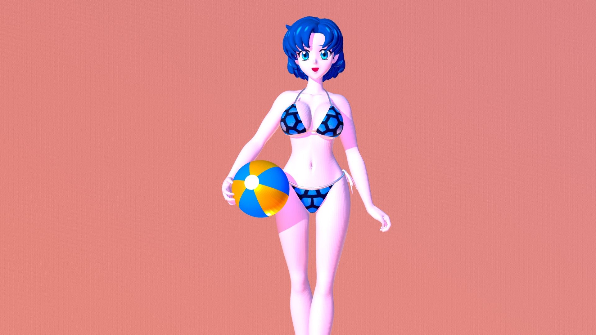 Ami Mizuno 3d model