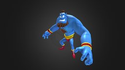 Genie Zangief Disney StreetFigther Challenge