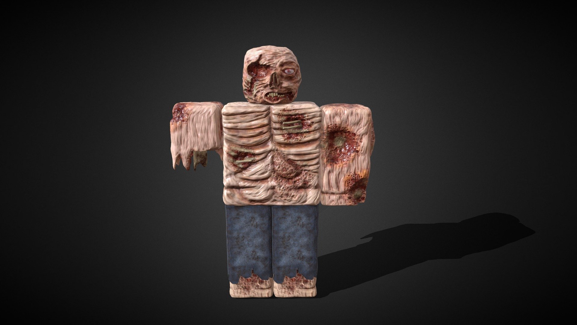 Zombie/Roblox 3d model