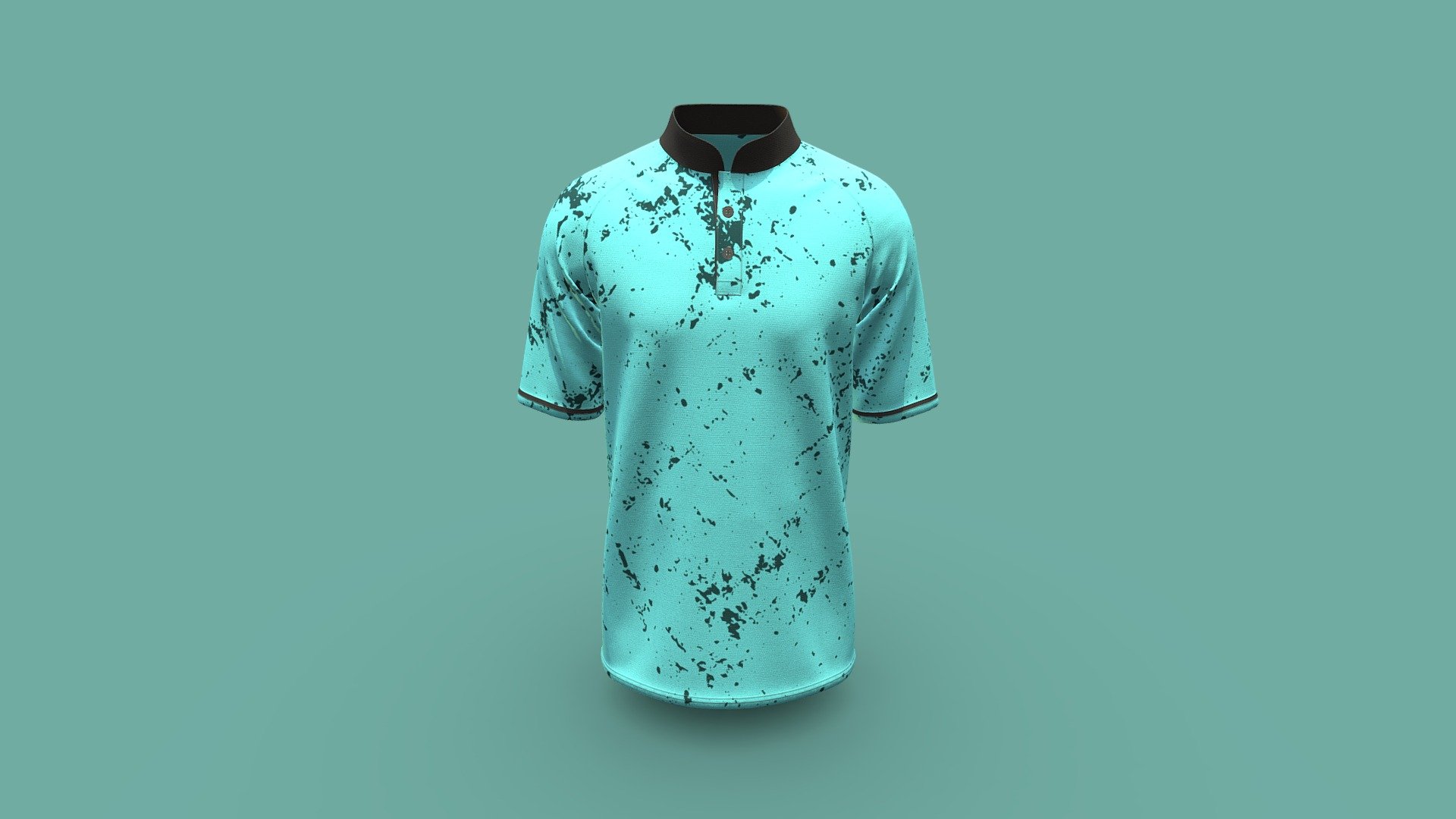 Knit Fashion Polo Design 3d model