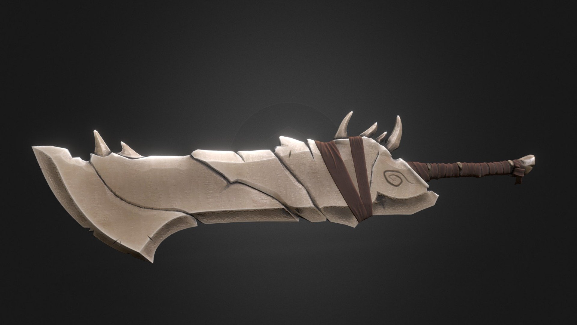 Bone greatsword 3d model