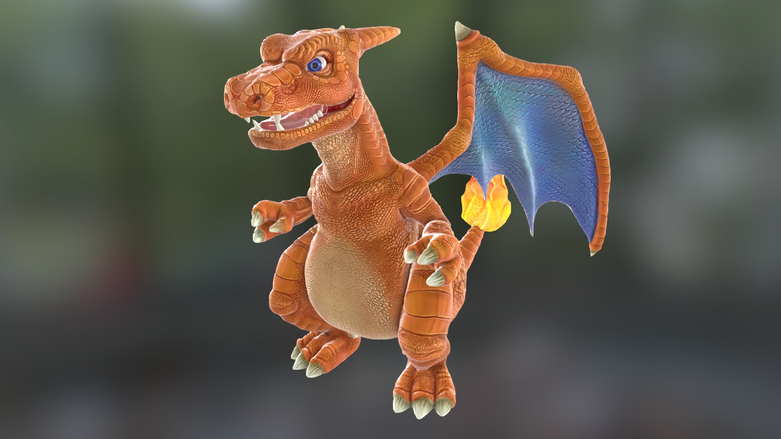 Charizard Fan Sculpt 3d model