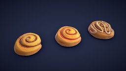 Stylized Cinnamon Roll