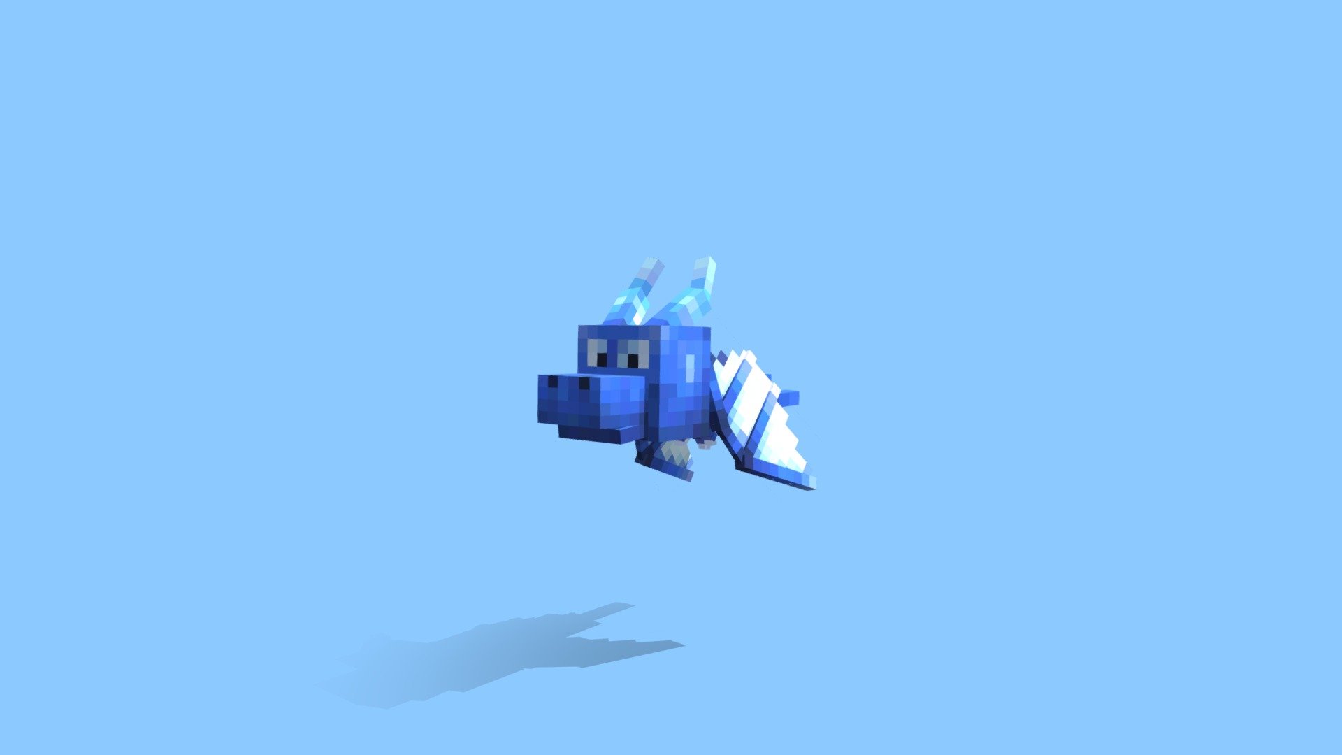 Ice Baby Dragon 3d model