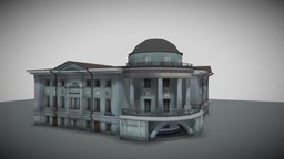 The Razumovsky-Sheremetev House (Low poly)