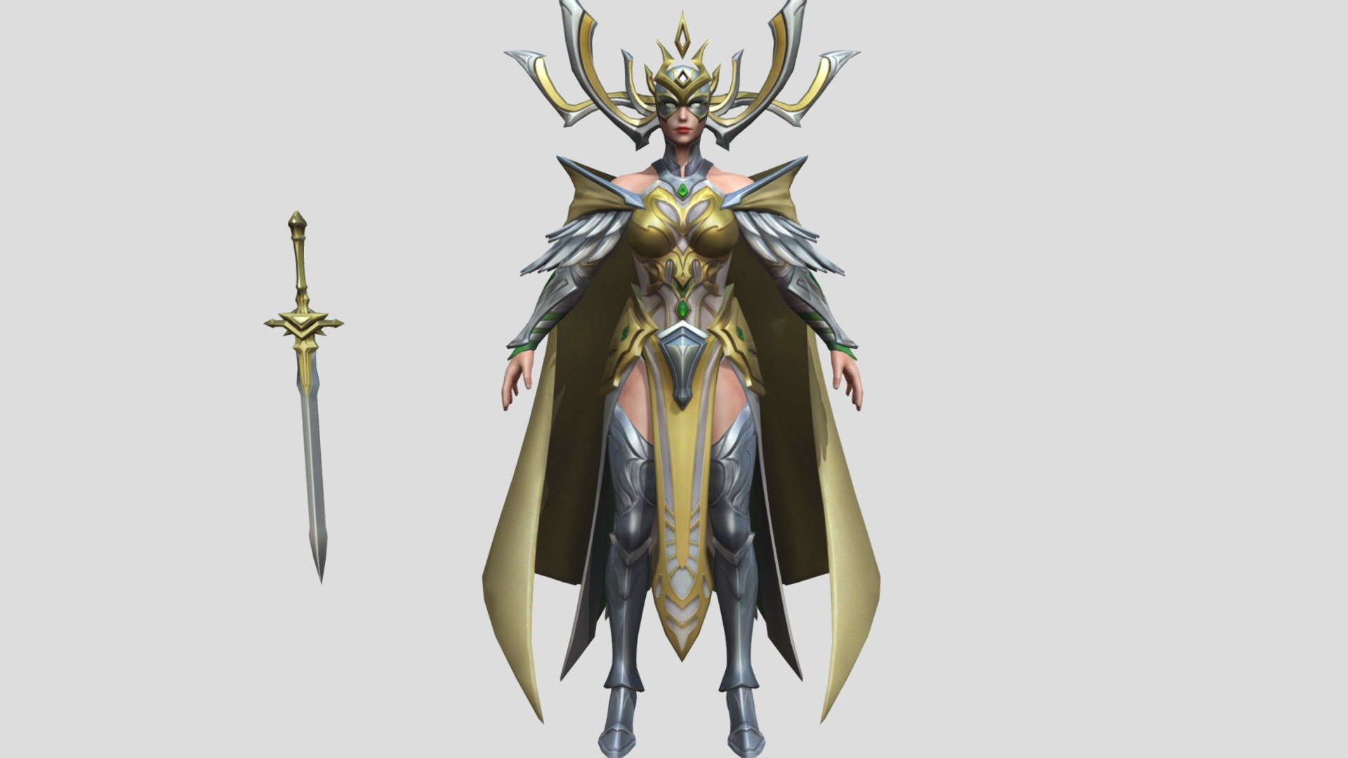 Hela (Goddess of Justice) 3d model