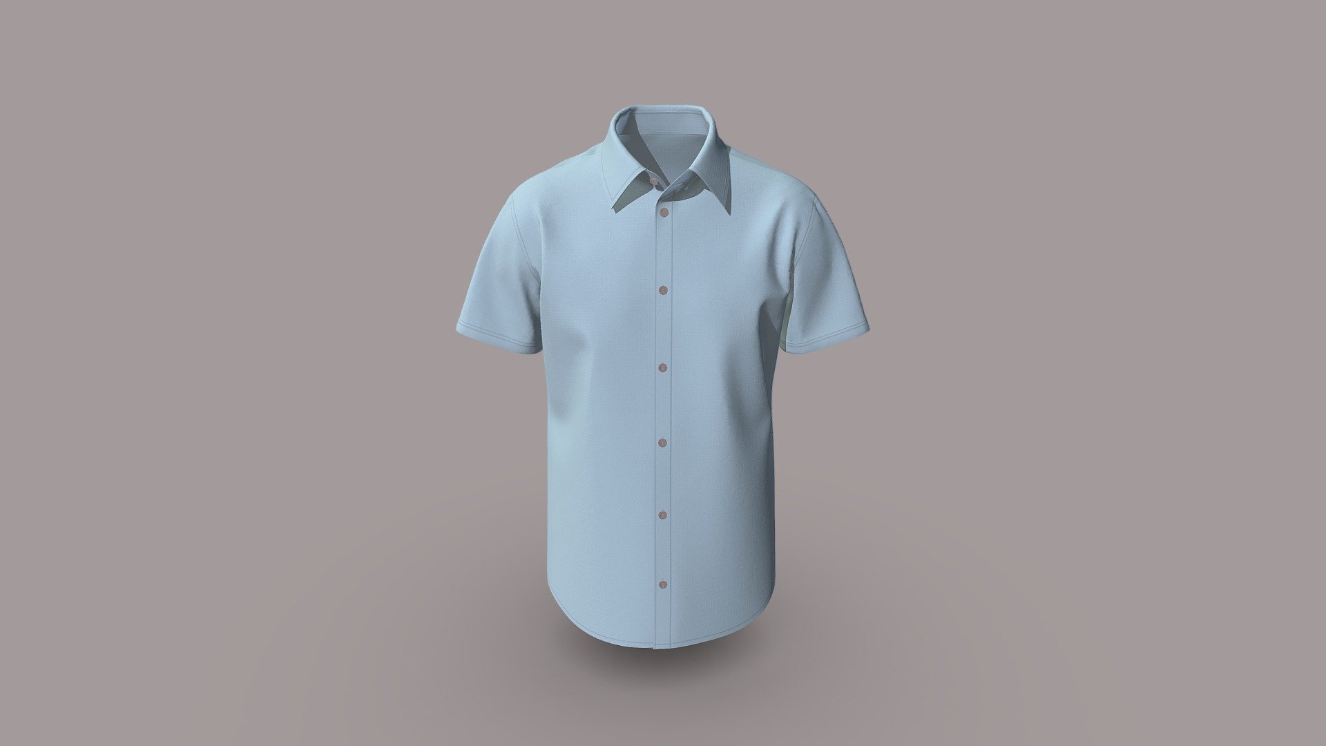 Short Sleeve Shirt Design 3d model