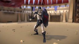 Low-Poly Gladiator