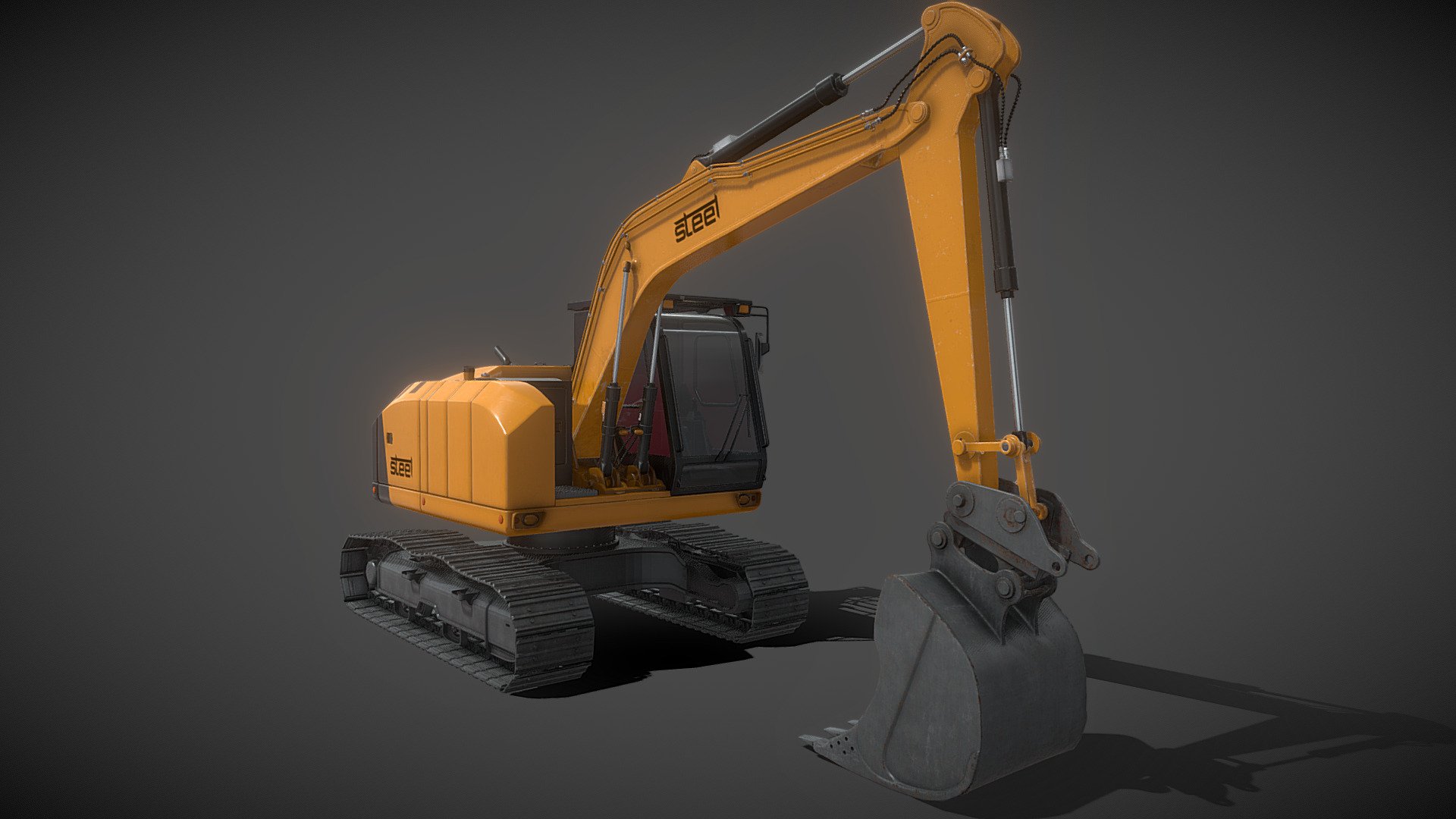 Excavator 3d model