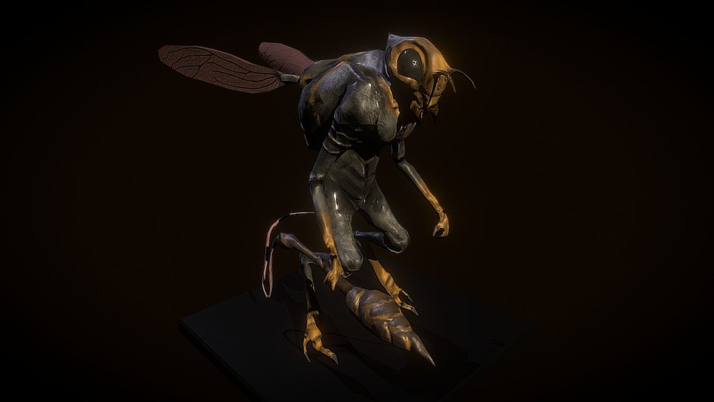 Insect warrior 3d model