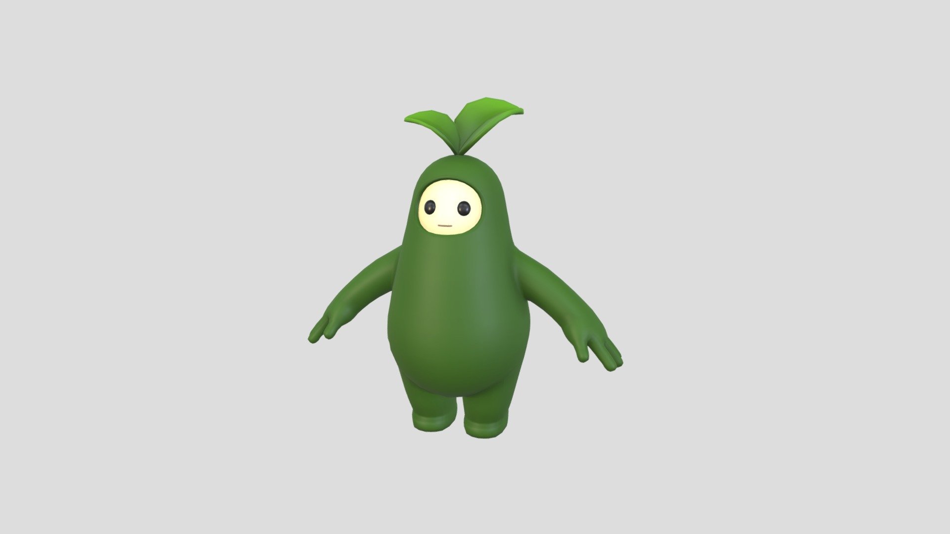 Character113 Leaf Monster 3d model