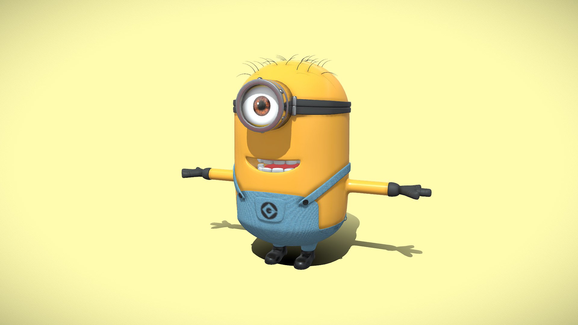 Minions Stuart 3d model