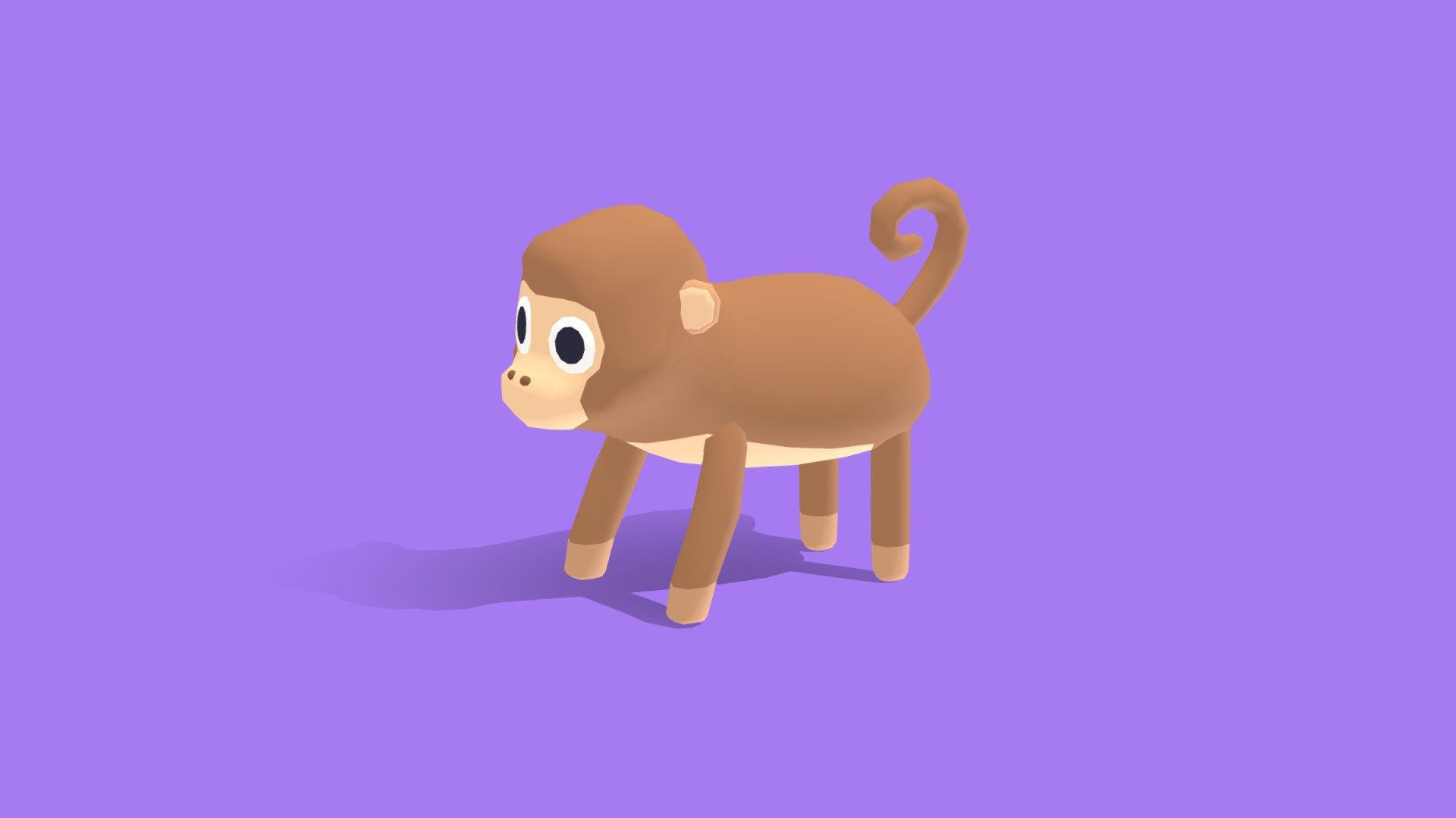 Monkey 3d model