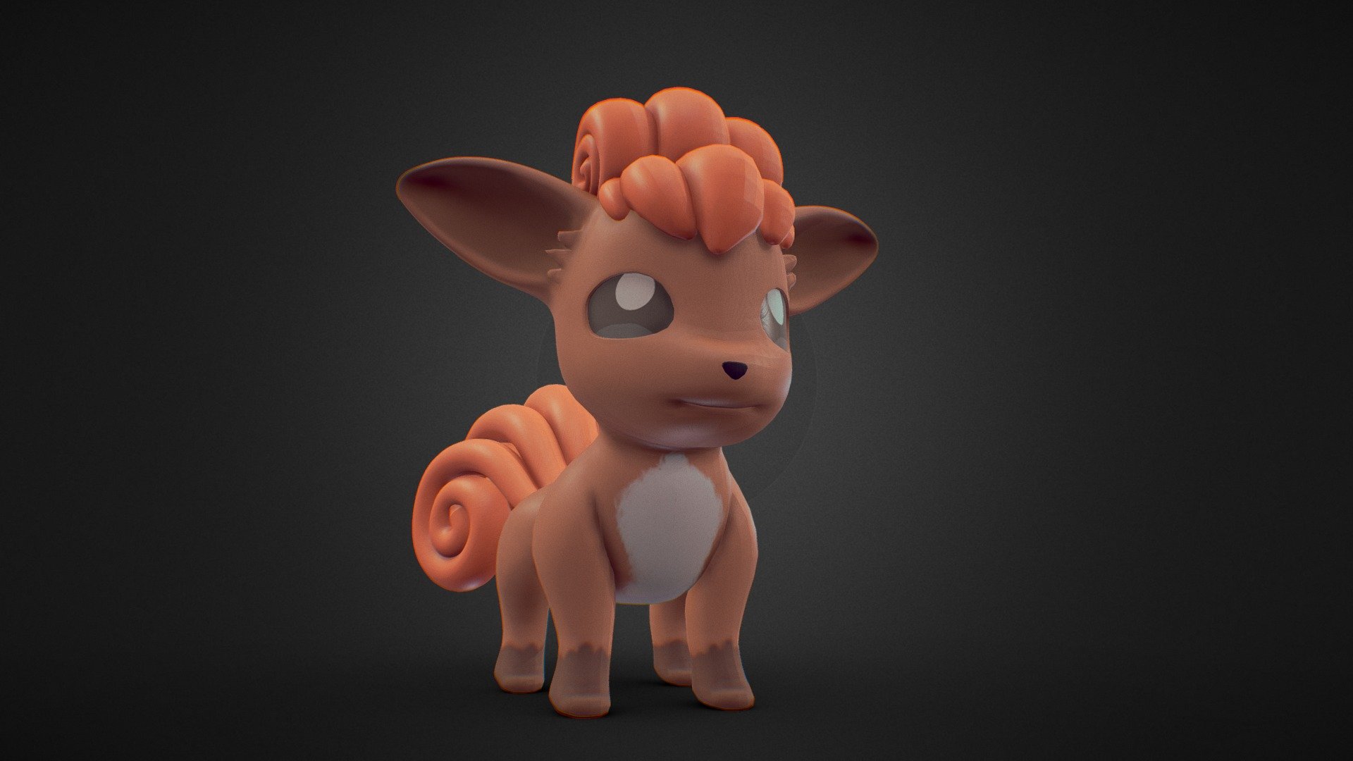 Vulpix 3d model