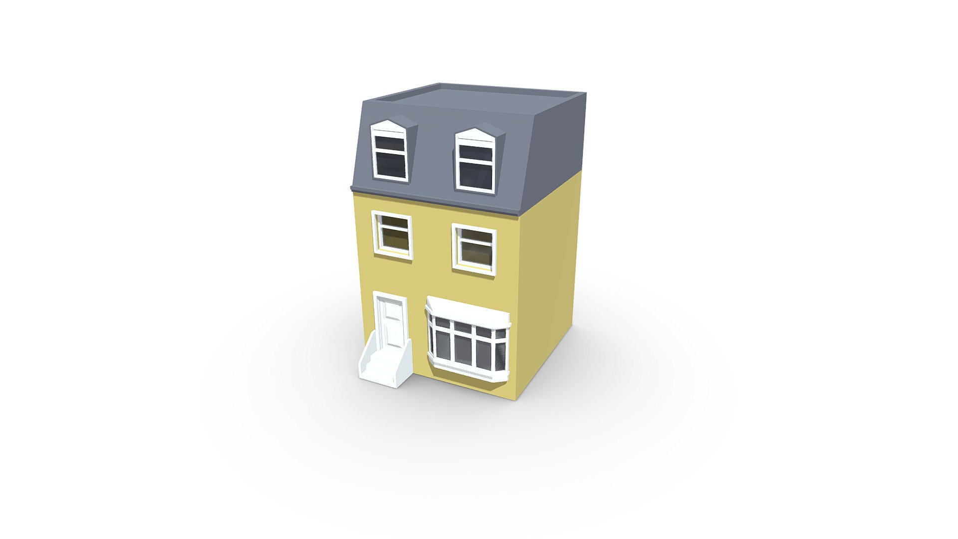 House Building (Low Poly) 3d model