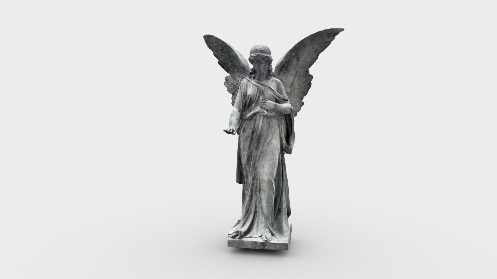 Angel sculpture 3d model