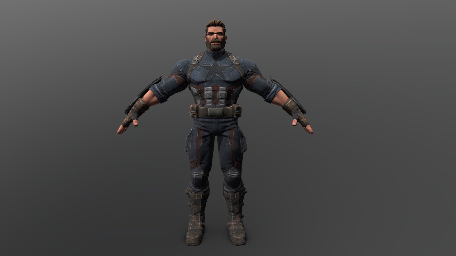 Captain America 3d model