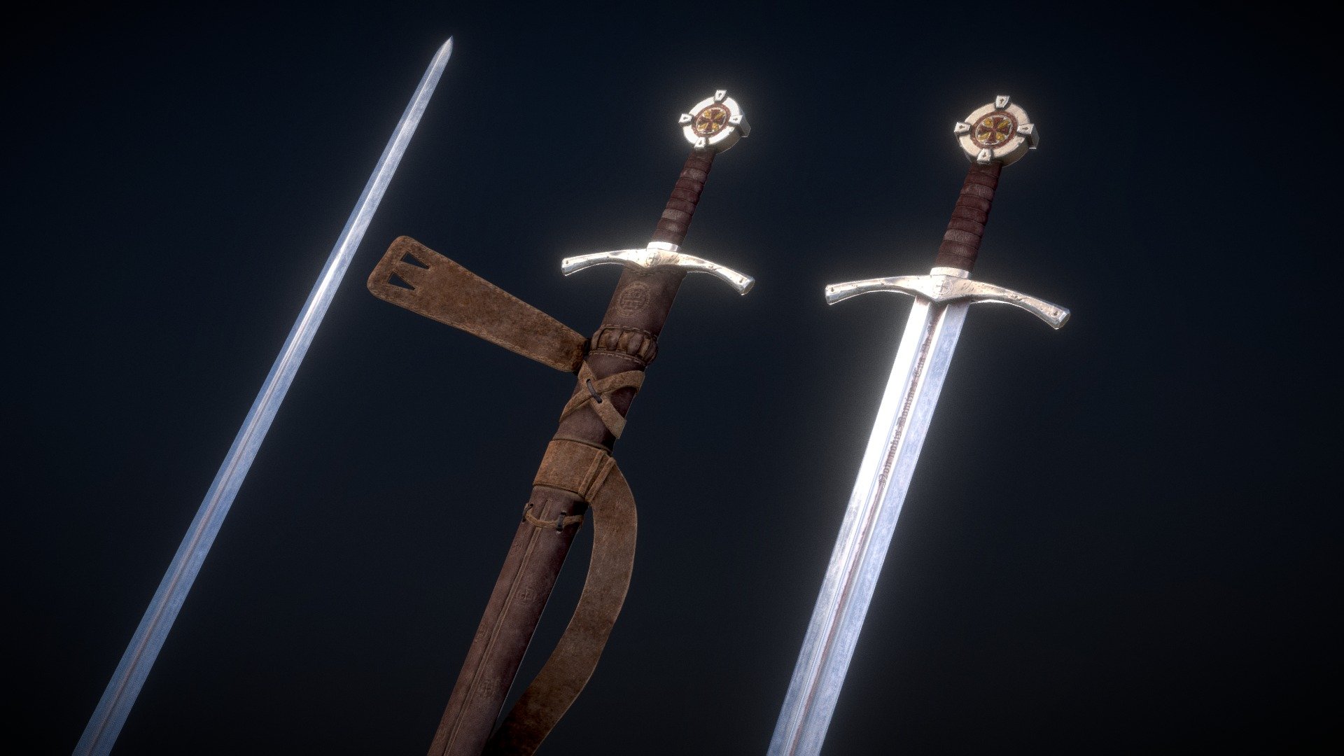 Sword templar 3d model