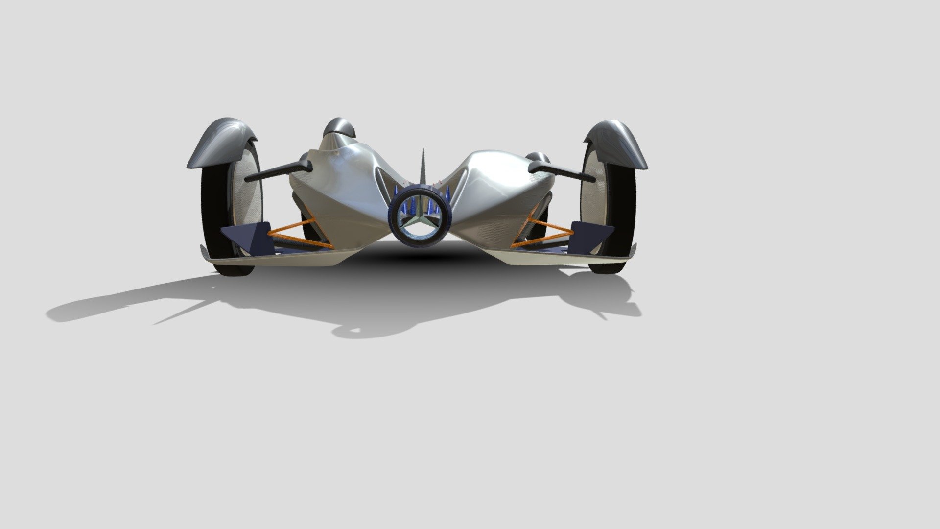 Mercedes Benz Concept Formula 1 Race Car 3d model