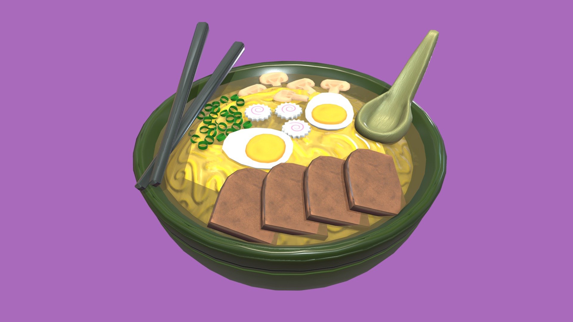 Ramen Bowl 3d model