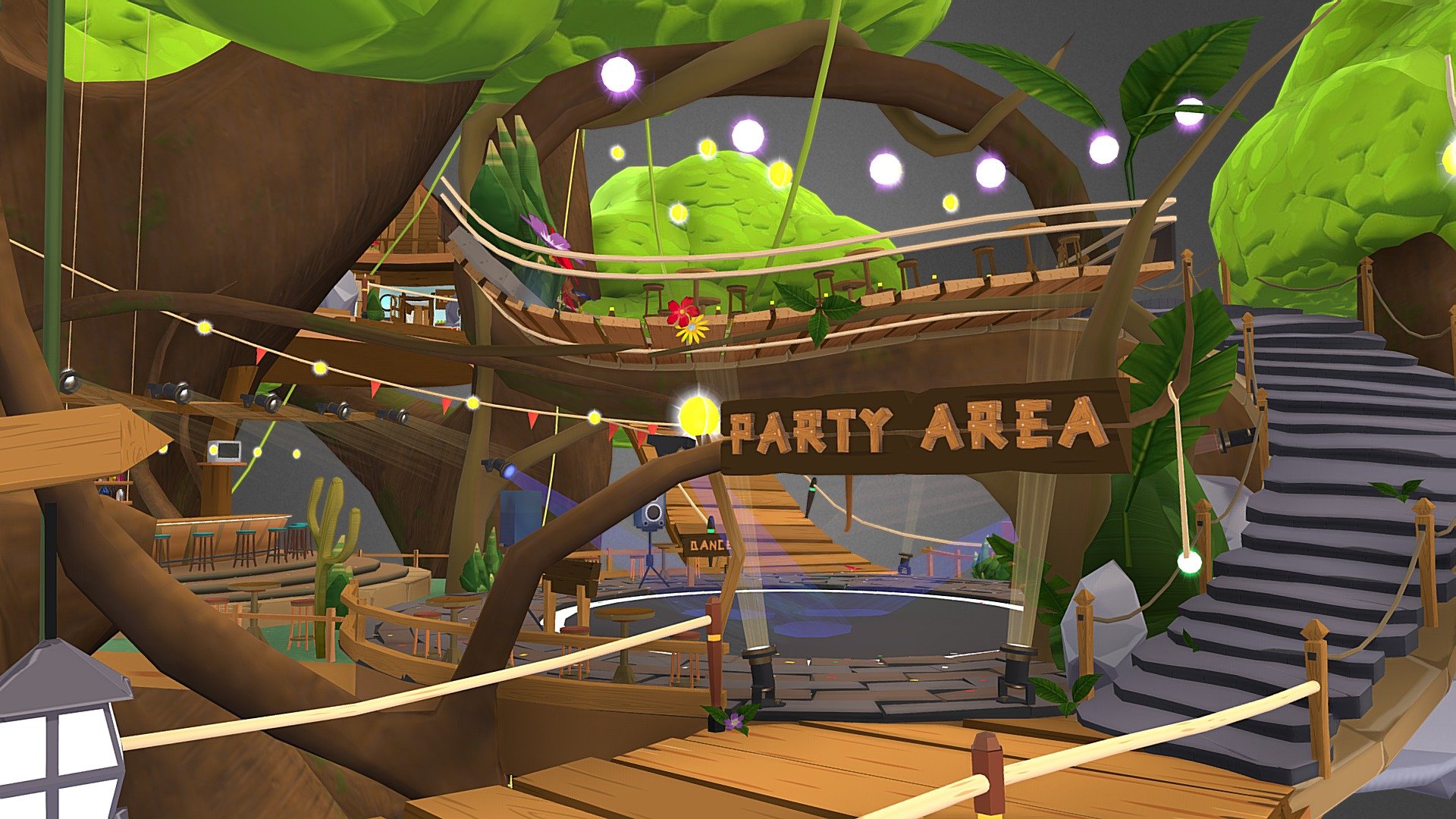 Party Area | Treehouse Quest 3d model