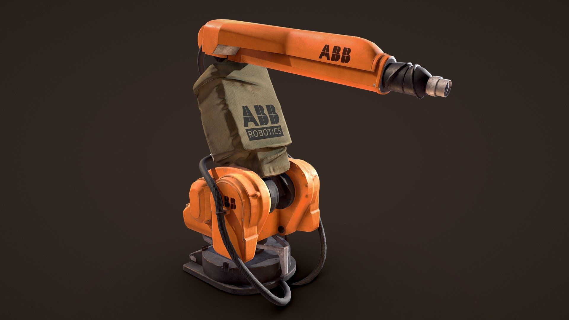 Industrial Robot 3d model