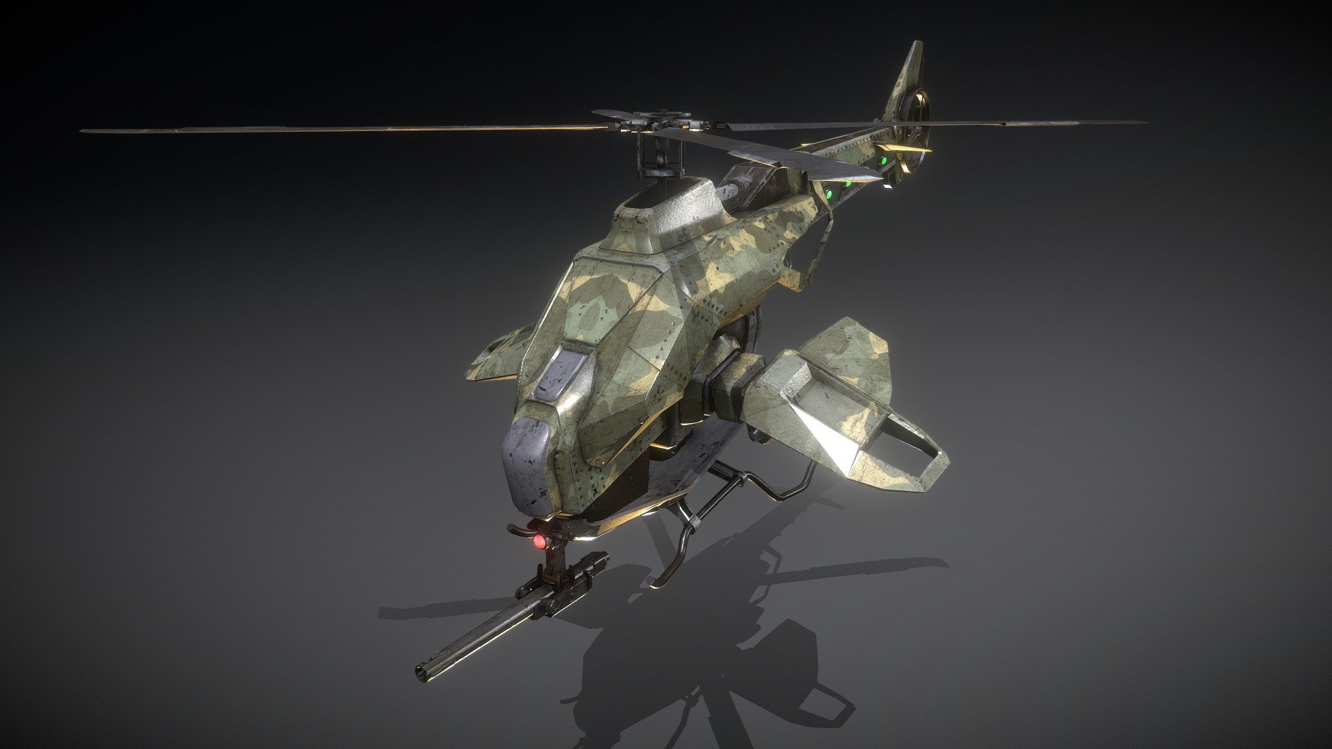 Helicopter Drone 3d model