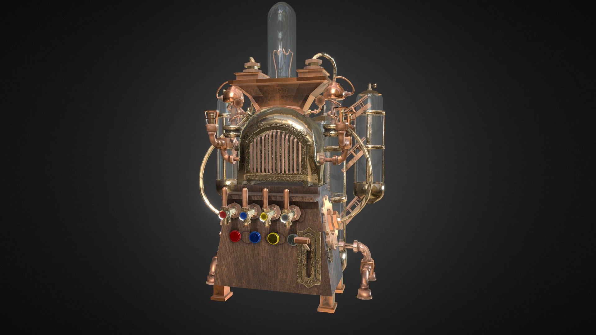 Steampunk Prop 3d model