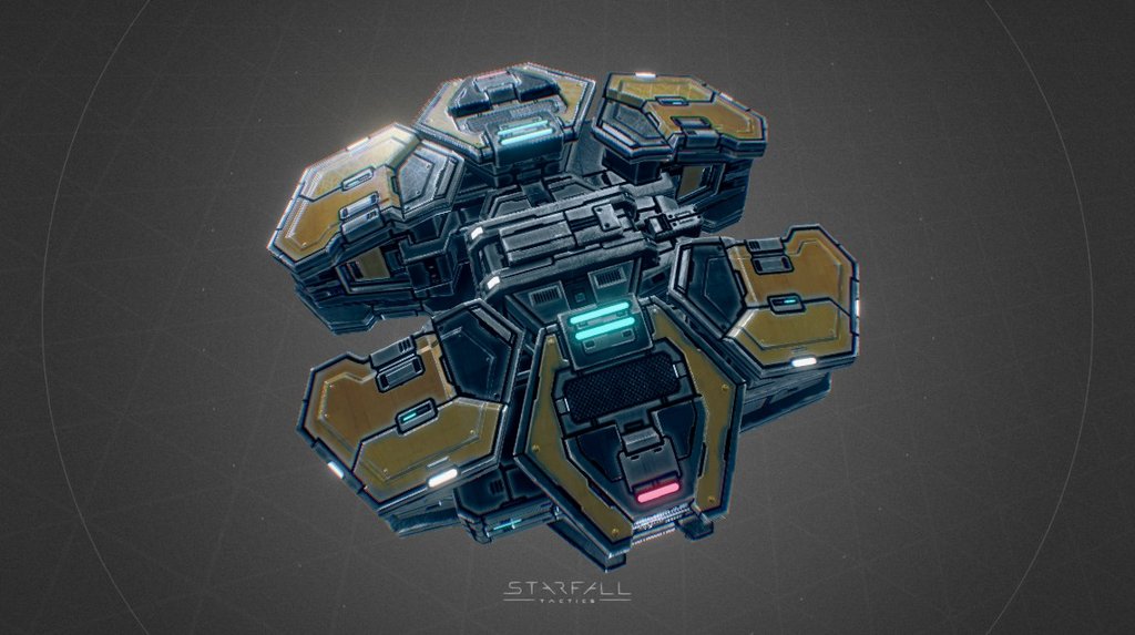 Starfall Tactics — Hope Eclipse cruiser 3d model