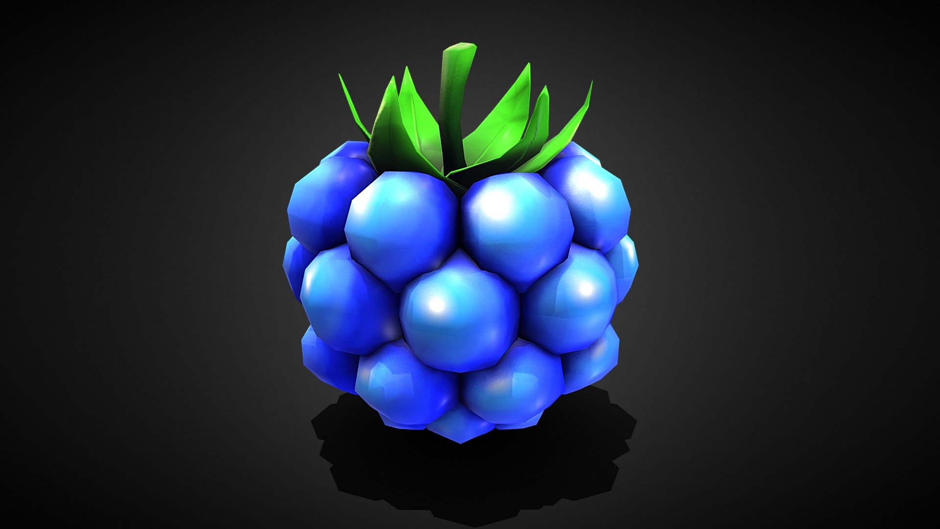 Frozen Berry 3d model