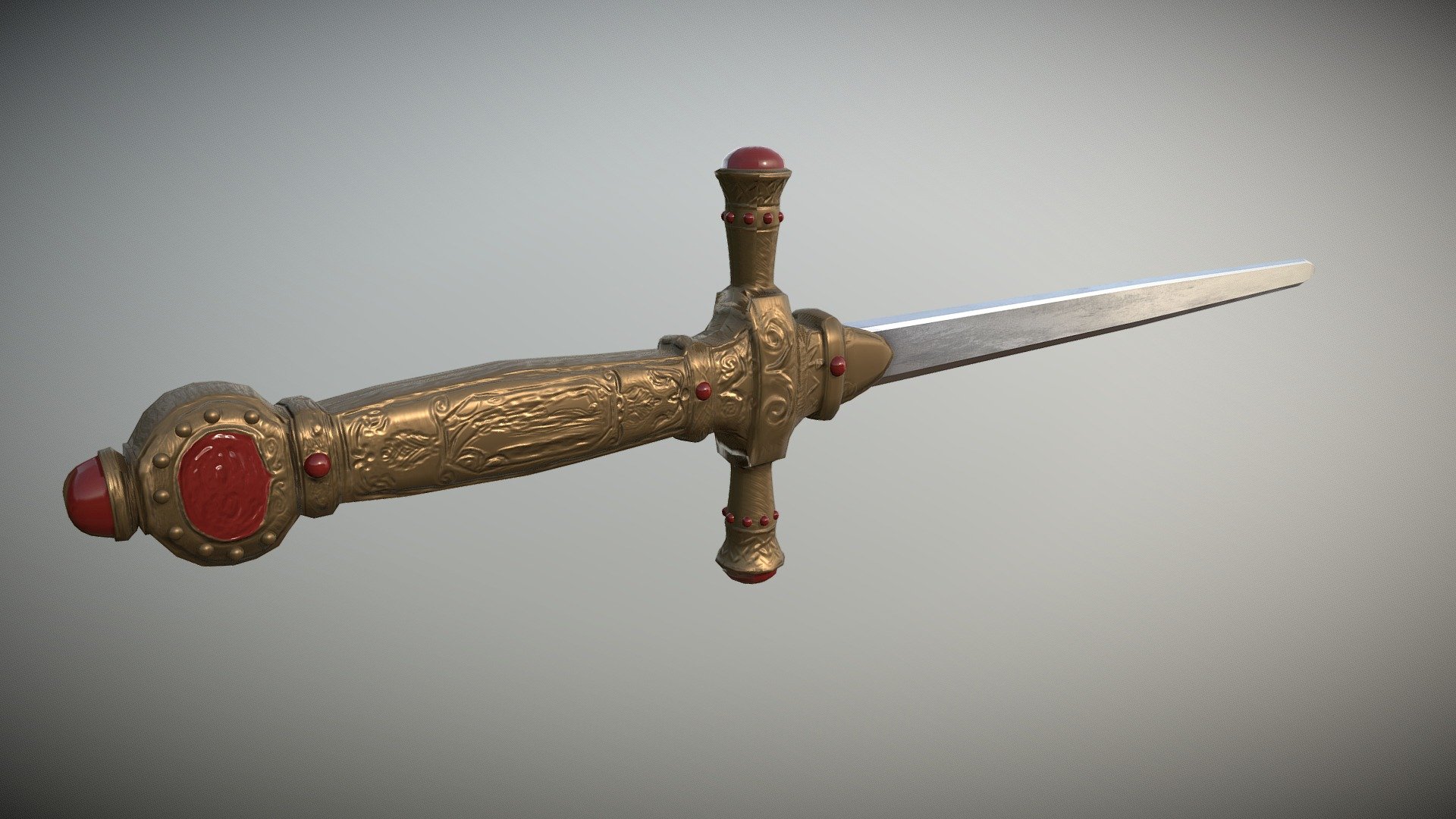 Godric Gryffindor Sword 3d model