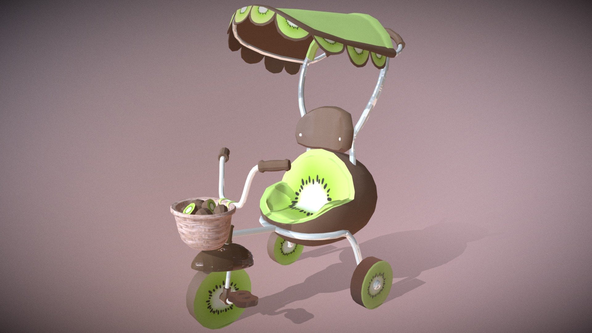 Kiwi Tricycle 3d model