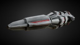 Sci-fi Rocket missile 11 (heavy)