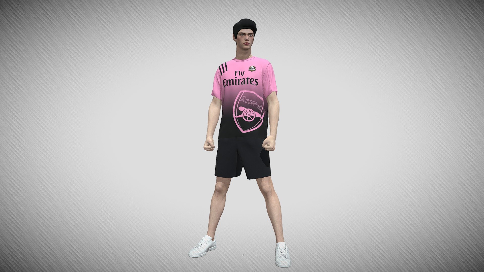 Football clothes 3d model