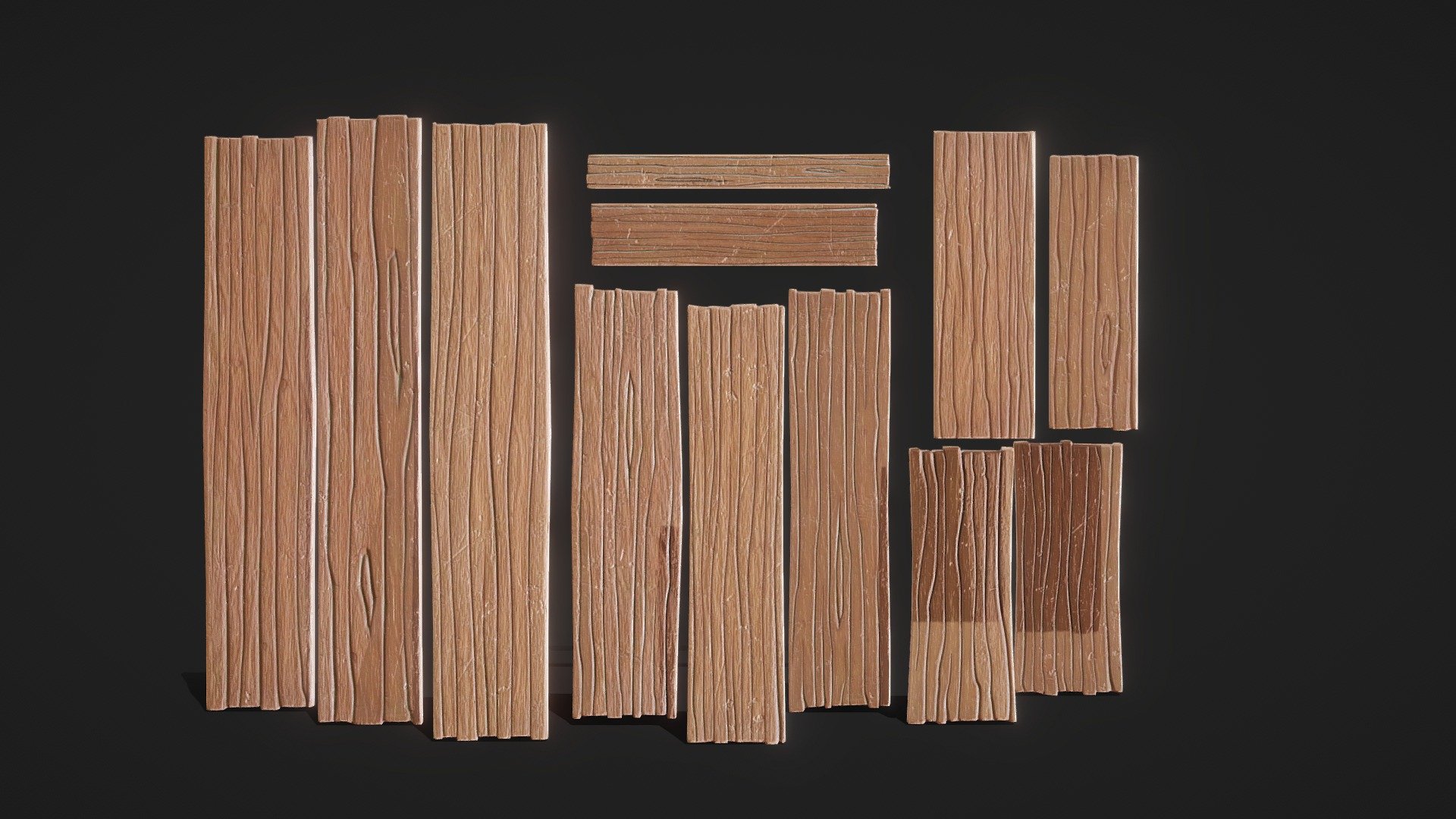 Wood Planks 3d model