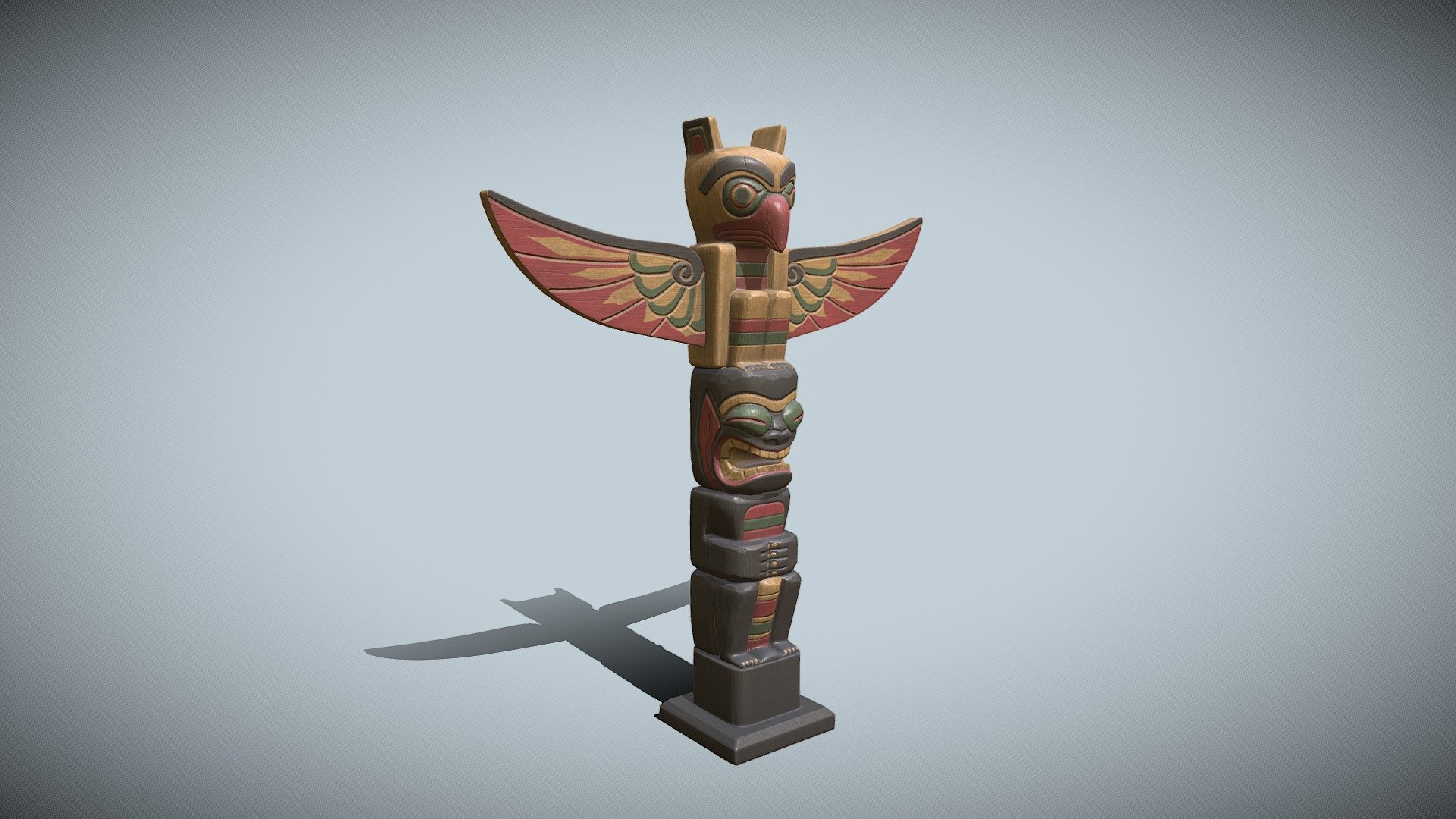 Totem Pole 3d model