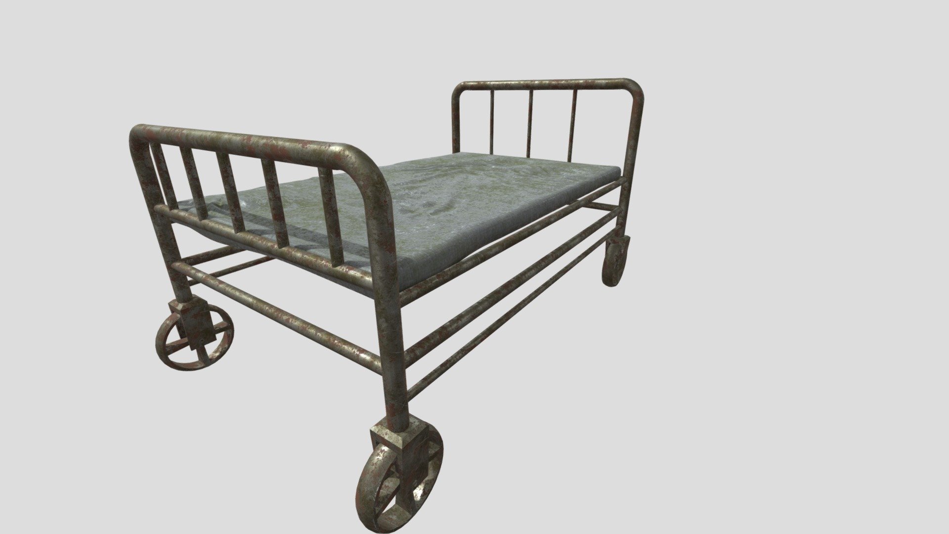 Abandoned Ward: The Forgotten Bed 3d model