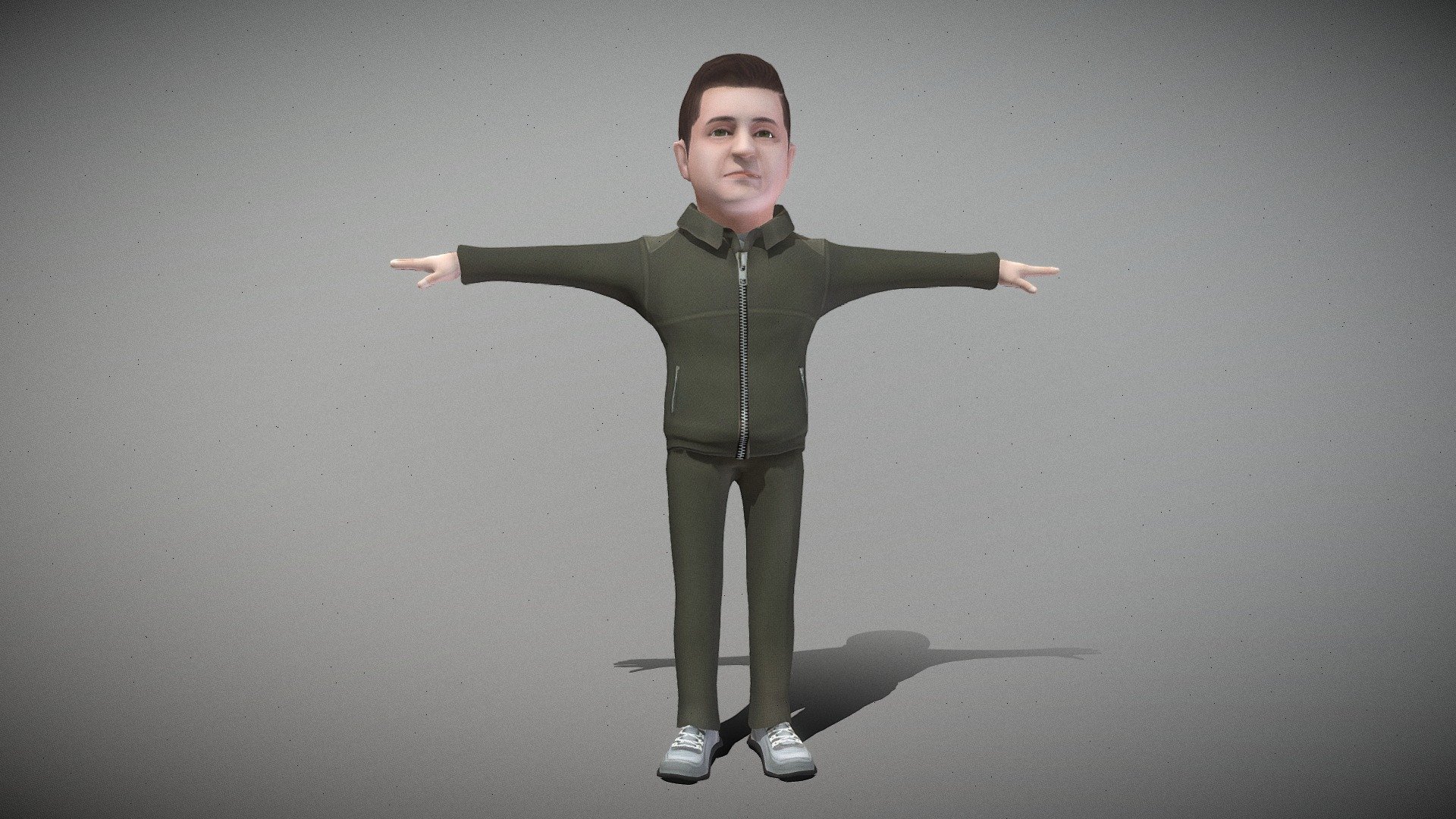 Cartoon Man 3d model