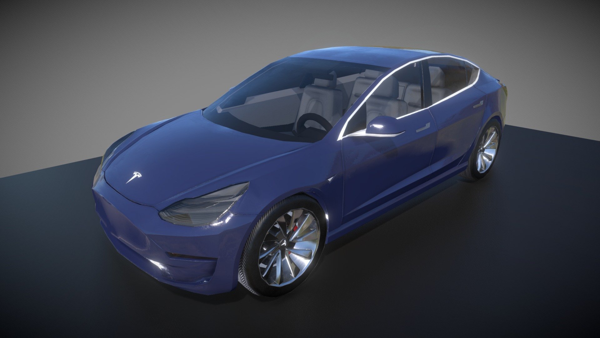 Tesla Model 3 3d model