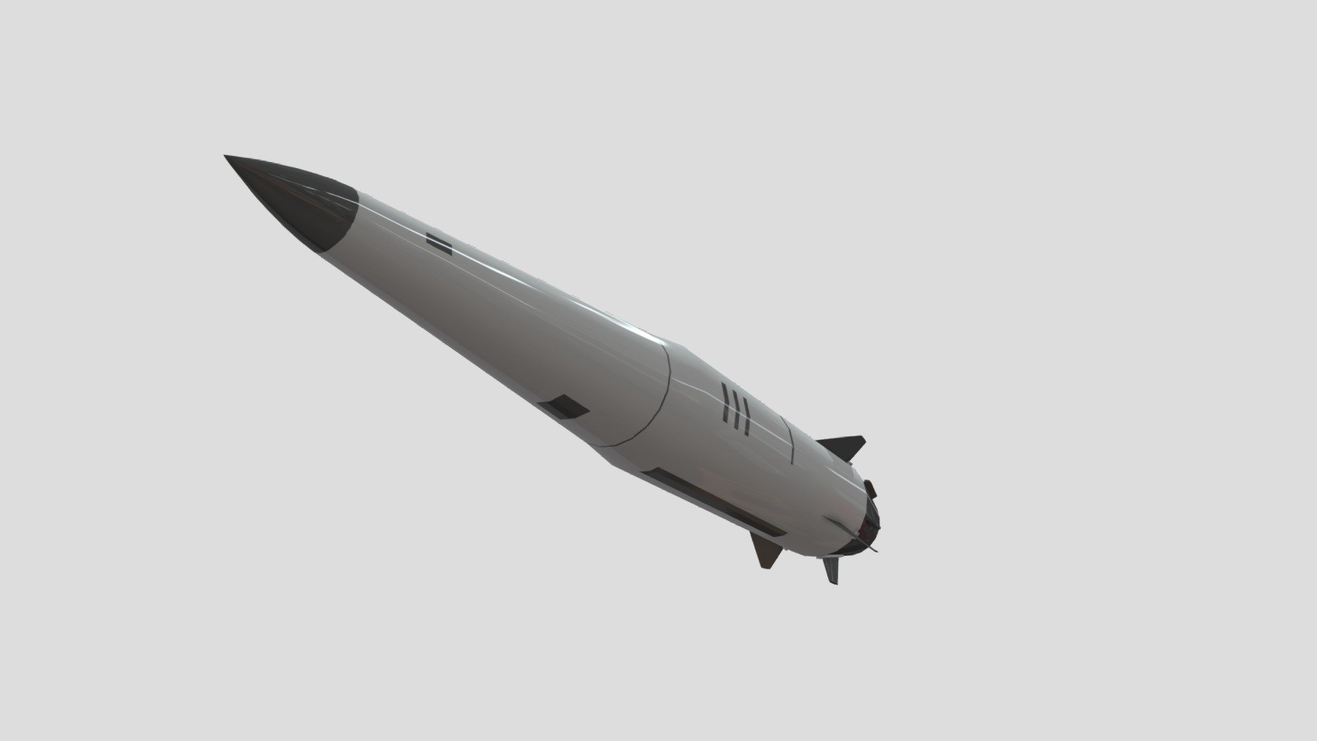 Kinzhal Hypersonic missile (KH-47M2) 3d model